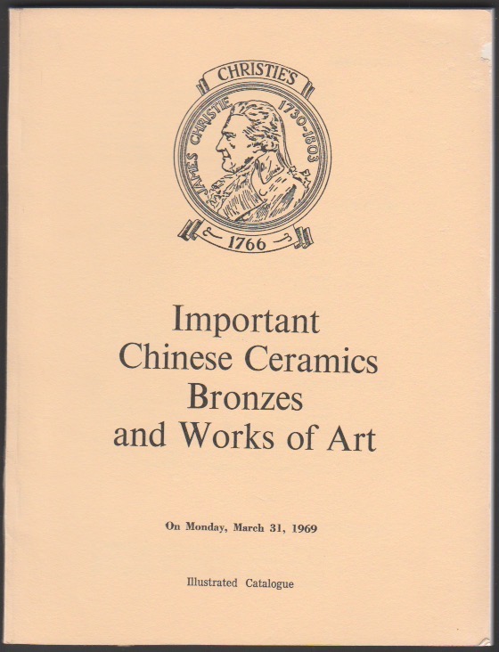 IMPORTANT CHINESE CERAMICS BRONZES AND WORKS OF ART